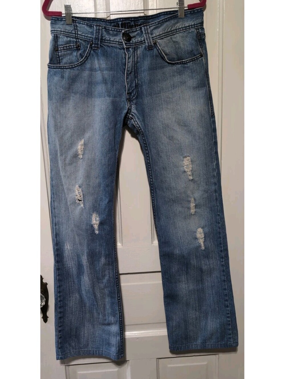 Affliction Denim Killers Blue Jeans Distressed Y2K USA Straight Men 34/31(1602)F